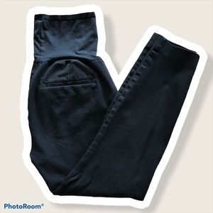 Gap Maternity full panel black Skinny Ankle pant